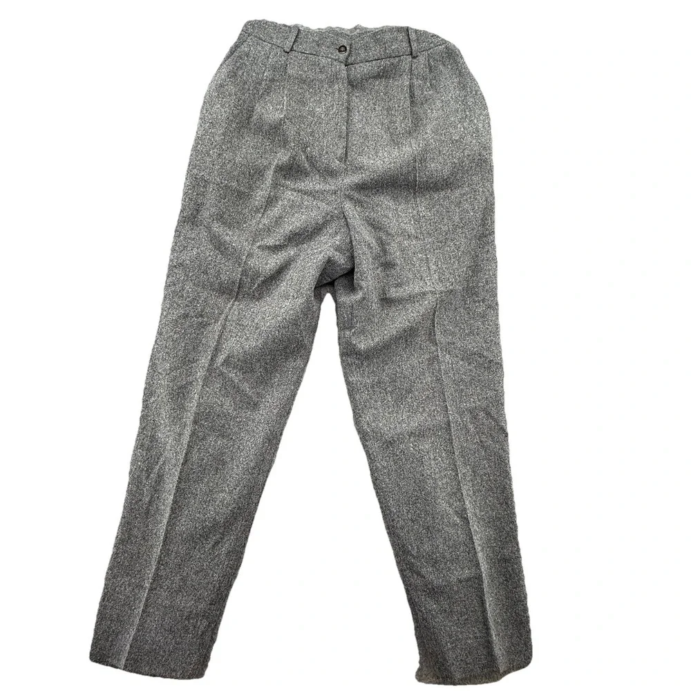 Worthington Size 16 Wide Leg Pants Womens Charcoal Gray‎ Dress Pants Stretch
